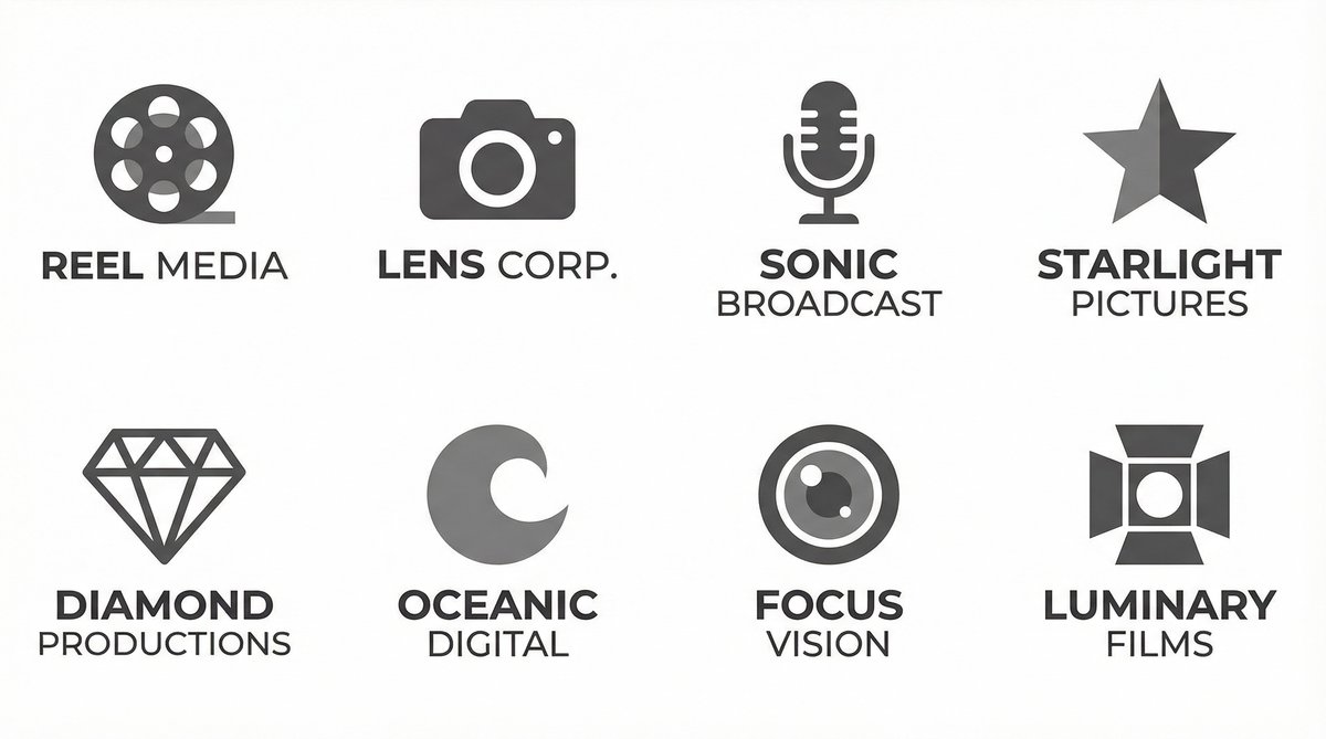 香蕉视频合作影视品牌Logo墙